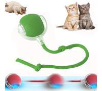 Genérico Veluna Pelota Gatos, Veluna Pets Pelota Viva Tres Modos, Diversión Que Reduce el Estrés Duradera y Resistente Carga Rápida y Larga Duración Adaptable a Todo Tipo de Suelos y Gatitos (Verde)
