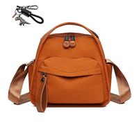 Genérico Veluna Shoulder Bag, Veluna Crossbody Shoulder Bag, Women's Lightweight Large Capacity Soft Top Handle Handbag Purse (Orange)