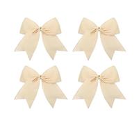 Genérico Velvet Christmas Bows - Holiday Décor Set, Large Christmas Tree Bow Decoration, Vibrant Holiday for Wreath, Window, Door, Wall, Stairs, Fence, Home, Work, Party, 5.91x5.91 Inches