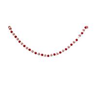 Genérico Velvet Christmas Garland Banner, 180cm Holiday String Decoration, Indoor Outdoor Use, Red Festive Decor for Mantel, Fireplace, Party, Photo Props