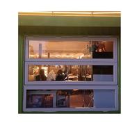Genérico Ventana de concesión para Carrito de Comida con Puerta de toldo, Ventana corrediza de aleación de Aluminio, Ventana de Servicio de camión de Comida de aleación de Aluminio, Ventanas corrediz