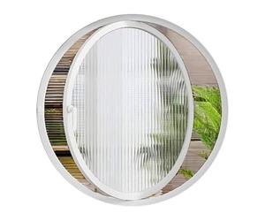 Genérico Ventana de ventilación giratoria, Gran Ventana Redonda Tipo Ojo de Buey - Rotación sobre Eje Central, diseño de Montaje Empotrado para cobertizos, privacidad y Control de luz - 39,4" Changho