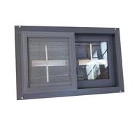 Genérico Ventanas De Granero con Vidrio Y Pantalla, Ventana Corrediza Horizontal for Sótano Grande, Ventana Pequeña con Bloqueo for Baños, Garajes Y Lofts(15.7x23.6in/40x60cm)