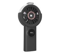 Genérico Ventilador con Nebulizador - 100 Velocidades Recargable Pantalla Digital - Pequeño Ventilador de Mano Portátil con Nebulizador,Para Hogar Oficina Aire Camping Senderismo Picnic Playa Viajes