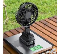 Genérico Ventilador de Camping - Ventilador Portátil Con Batería | Soplador Sin Cable para Camping, Golf, Navegación, Viaje, Tienda de Campaña, Autocaravana, Hogar, Actividades al Aire Libre