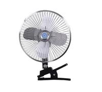 Genérico Ventilador de coche de doble cabezal 12V y 24V Van Minivan Refrigeración Potente ventilador de refrigeración por viento