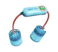 Genérico Ventilador De Cuello Portátil, Ventilador Portátil Para Cuello, Herramienta De Enfriamiento Silenciosa Sin Aspas 3 Velocidades Para Viajar Deporte Exterior Trabajo Oficina Lectura