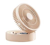 Genérico Ventilador de Escritorio 5 - compact Velocidades USB Con Carga, Luz LED y Espejo, Maquillaje Integrados Silencioso Temporizador Mesa | Multipurpose Outdoor Indoor Utility sturdy premium