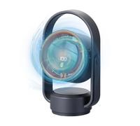 Generico Ventilador de escritorio con 5 ventiladores de velocidad, 1800 mAh recargable, ventilador de aire circulante, portátil Cooling Device System, 16 cm Size, 10 cm Width, with Style for Home