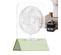 Genérico Ventilador de Escritorio - Ventiladores Pequeños de Mesa Personal | Dispositivo de Enfriamiento con 4 Velocidades y Regulador de Aire para Hogar Oficina Viaje