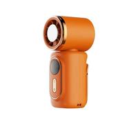 Generico Ventilador de mano con USB de carga, ventilador plegable de 180 grados, ventilador giratorio de 180 grados, para acampar en la playa, coche, conducción, exteriores, cocina, dormitorio, verano