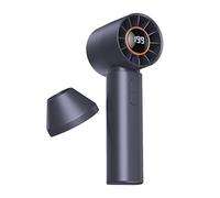 Genérico Ventilador De Mano Portátil | Enfriador de 6 velocidades con pantalla digital,Ventilador portátil recargable | Para Hiking, Beach, Picnic, Outdoor, Running, Cycling, Fishing, Travel, Camping