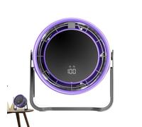Generico Ventilador de mesa, ventilador,Refrigeración silenciosa recargable - 100 velocidades silenciosa ventilador digital portátil para dormitorio, cocina, hogar, al aire libre, camping de viaje
