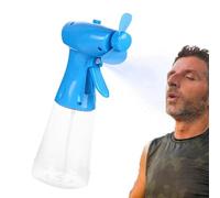 Genérico Ventilador de nebulización, Ventilador personal pequeño, de rociado de agua Ventiladores de refrigeración que funcionan con baterías para exteriores, interiores, viajes diarios, oficinas, v