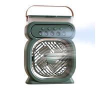 Genérico Ventilador De Niebla De Agua: Ventilador De Refrigeración Portátil Con Pulverización De Niebla, Dispositivo De Velocidades De Ajustable, Equipo De Refrigeración Silencioso | Dormir Estudia