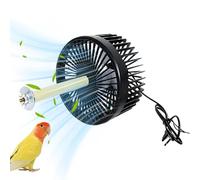 Genérico Ventilador de Perreras - 2 Velocidades Flujo Aire Indirecto Silencioso,Ventilador Refrescante Jaula De Gato,para Cacatúas NINFA, Gatos, Loros, Loris, Agapornis, Conuros, Canarios