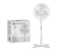 Genérico Ventilador de pie Ultra Silencioso EMMA | Envio 24h | 45 W | Bajo Consumo | Alta Potencia en 3 velocidades | Altura Modulable | 3 Aspas Duales | Pedestal - Ligero y Resistente