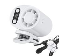 Genérico Ventilador De Pinza,Dispositivo Con Pantalla Digital LED - Mini Ventilador Con Pinza 100 Velocidades - Para Hombres Mujeres Niños Mayores Viajes Festivales De Música Ciclismo Jardinería
