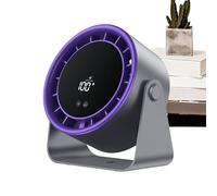 Genérico Ventilador De Sobremesa Para Dormitorio,Ventilador De Aire Fresco 100 Velocidades Para Mesa De Noche - Accesorios de Enfriamiento Recargable Para Cocina Escritorio Habitación