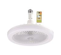 Genérico Ventilador de Techo con Luz - Ventilador De Techo Para Cocina Con Temporizador,Luz Regulable Con Mando A Distancia Para Dormitorio, Cocina, Salón Y Habitación Infantil Interior