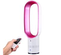 Genérico Ventilador de torre de 25.6" con control remoto, sin aspas, con varias velocidades, temporizador de 120 min, giro de 90°, inclinación de 45°, portátil para casa, oficina o habitación