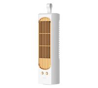 Genérico Ventilador de Torre,Recargable USB Portátil Refrescante | Pequeño Ventilador de Sobremesa Vertical - para Hogar Dormitorio Salón Oficina Camping Interior Suelo Mesa