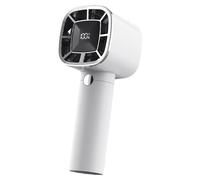 Generico Ventilador manual portátil, ventilador de mano recargable - turbina de alta velocidad, ventilador portátil, pantalla LCD digital - verano verano elevable USB, 3 velocidades del, más