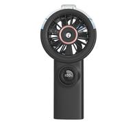 Genérico Ventilador Nebulizador Portátil - 100 Velocidades Recargable Pantalla Digital - Pequeño Ventilador de Mano Portátil con Nebulizador,para Hogar Oficina Escritorio Verano Viajes Aire Playa