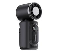 Genérico Ventilador Personal Con Clip, Bajo Ruido Con 5 Velocidades Recargable Por USB 3000mAh, Pequeño Ventilador De Mano, para hombres mujeres niñas niños hogar viaje escuela oficina camping