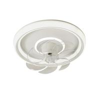 Genérico VENTILADOR PLAFON BLANCA SILENCIOSO, CON MOTOR DC 6 VELOCIDADES, FUNCION INVIERNO-VERANO,LED 68W CCT REGULABLE INTENSIDAD, CON MANDO A DISTANCIA