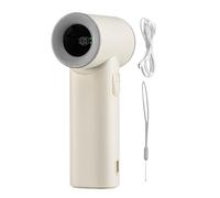Generico Ventilador portátil, 3000 mAh Rechargeable Handheld Air Conditioner, 4.72 x 2.24 x 1.65 Inches 5 Speed Lightweight Personal Fan with Lanyard for Travel, Car, Camping, Outdoor, Beach, Bedroom