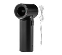 Generico Ventilador portátil, 3000 mAh Rechargeable Handheld Air Conditioner, 4.72 x 2.24 x 1.65 Inches 5 Speed Lightweight Personal Fan with Lanyard for Travel, Car, Camping, Outdoor, Beach, Bedroom