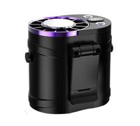 Generico Ventilador portátil con cinturón | Quieto verano recargable pantalla digital - Ventilador personal portátil refrescante, para casa, dormitorio, oficina, coche, cochecito, viaje, camping