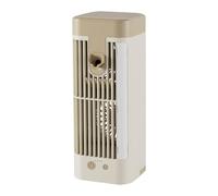 Genérico Ventilador Portátil con Pulverizador de Agua - 3 Velocidades de con Luz | Ventilador de Sobremesa Personal Niebla Fría,Adultos, Estudiantes y Personas Mayores
