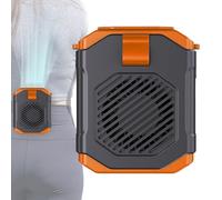 Generico Ventilador portátil de cinturón, ventilador portátil para cuello, linterna manual para exterior, ideal para viajes, senderismo, trabajo, playa