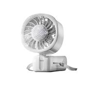 Genérico Ventilador portátil, mini ventilador personal plegable de refrigeración con pantalla LED con potente flujo de aire y control de velocidad, pequeños ventiladores de viaje para camping en ple
