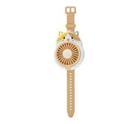 Generico Ventilador portátil para viajes - ABS 28 cm | Cute Cat Rechargeable With Wrist Strap | Watch Shaped Small Fans Portable For Kids Summer Indoor Home School Classroom Travel Holiday Vacation