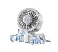 Genérico Ventilador Portátil Recargable | Pantalla LED Ajustable Plegable Recargable Enfriador de Mano,Ventilador Portátil Pequeño | para Viajes, Exteriores, Camping, Playa, Hogar, Oficina y Verano