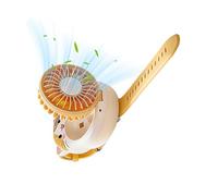Genérico Ventilador Portátil Recargable | Plegable con Correa para la Muñeca - Pequeño Ventilador Personal Wearable de Manos Libres,para Niños Niñas Uso Diario Viajes Camping Colegio Hogar