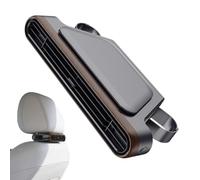 Genérico Ventilador Portátil Recargable - Soplador Silencioso Ajustable, Doble Turbina Con Control De Velocidad, De Refrigeración Para Coche Con Carga USB, Accesorio Para Vehículo, Ventilador De Coc