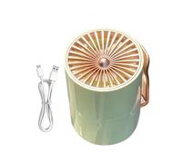 Genérico Ventilador portátil recargable - Ventilador de cintura dee 3 velocidades | Abanicode cuello portátil | Para acampar, actividades al aire, sitios deconstrucción, duración batería de 1 hora,