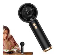 Genérico Ventilador portátil, ventilador portátil portátil, ventilador turbo de bolsillo personal | 13000 rpm potente turbina eólica, circulador de aire con batería para viajar/acampar/al aire