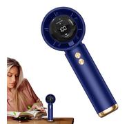 Genérico ventilador portátil, ventilador portátil, ventilador de bolsillo turbo personal recargable | 13000 rpm potente turbina eólica, circulador de aire con batería para viajar/acampar/exterior