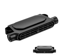 Genérico Ventilador Refrescante Para Coche | Ventilador Para Reposacabezas Trasero - Silencioso Regulable Con 3 Velocidades Para Reposacabezas De Asiento Viajes En Camión Y Conducción
