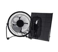 Generico Ventilador solar de invernadero, circulación de aire, portátil, 5 | Ventilador con energía solar para invernadero, cobertizo, trastero, cabina, espacio cerrado, gallinero y espacios cerrados