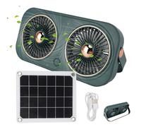 Genérico ventilador solar para perrera - 20 W ventilador de extracción de energía solar para invernadero, resistente a las inclemencias del tiempo y ahorro energético para granero garaje, patio sótano