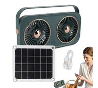 Genérico ventilador solar para perros de 20 W ventilador de extracción de energía solar para invernadero, compacto impermeable económico para exterior garaje porche cobertizo camping