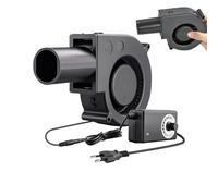 Genérico Ventilador Soplador,Ventilador Inflable Ajustable de 12V con Controlador de Velocidad Variable - de Aire - para Chimenea Parrilla Barbacoa Forja Acampada Cocina al Aire