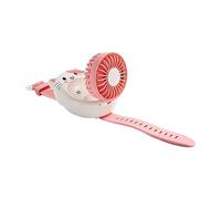 Generico Ventilador USB recargable - Ventilador portátil recargable, 3-Speed Foldable Cooling - Funny Watch Outdoor Small Fans For Kids Summer Indoor Home School Classroom Travel Holiday Vacation