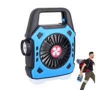 Generico Ventiladores De Camping Para Cortinas - Equipo Portátil | Ventilador Y Luz Para Camping - Para Exterior Camper Coche Furgoneta Camping Playa Casa Camión